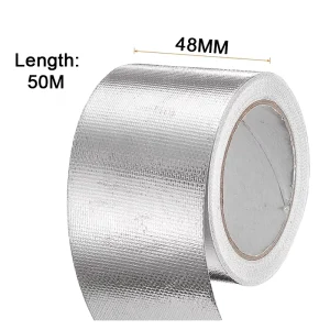 Heat-Resistant Leakproof Aluminum Foil Duct Tape for Pipe Insulation and Metal Repair Tear-Resistant