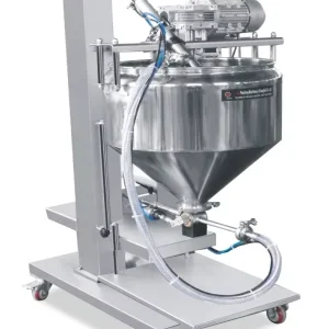 Heating and Mixing Lifting-Type Semi-Automatic Oil Beverage Glass Bottle Filling Machine