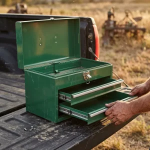 Heavy Duty 2 Drawer Custom Sheet Metal Cold Rolled Steel Portable Toolbox Drawer Equipment Case