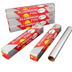 Heavy-Duty Aluminum Foil Sheet for Leftovers Grilling and Baking 30 cm x 120 m