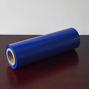 Heavy Duty Dark Blue PET Film Uniform Thickness Plastic Foil Roll for Industrial Metallizing Processing