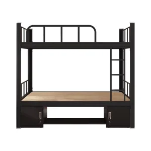 Heavy Duty Industrial Modern Full Size Stainless Steel School Bunk Beds for Hotel Apartment Use