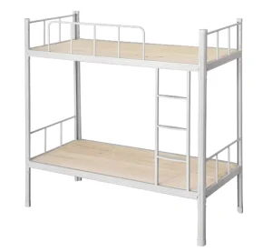 Heavy Duty Metal Bunk Beds Double Layer Students Dormitory Apartment Metal Beds Metal Frame Double Deck Bed