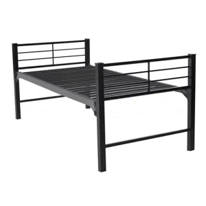 Heavy Duty School Hostel Factory Dormitory Bedroom Furniture Metal Single Twin Bed