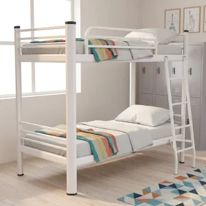 Heavy Duty Steel Modern Foldable Bunk Bed for Bedroom School Home Hotel Hostel Dormitory Use