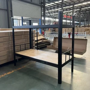 Heavy Duty Student Dormitory Steel Frame Metal Iron Bunk Beds Bunk Frame Bunk Bed with Double Bed for Adult