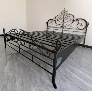 Hebei Factory Metal Home Decoration Furniture Indoor king Queen Double Single Twin Size Antique Metal Beds