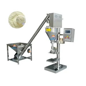 High Accuracy Semi Automatic Auger Powder Filling Machine Protein Powder Bottle Packaging Machine