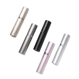 High Grade 5ml Mini Perfume Bottle Portable Travel Bottom Filling Glass Collar Pump Sprayer UV Coating OEM ODM Factory Direct