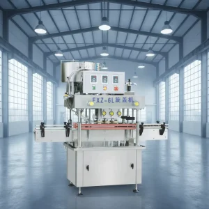High Output Bottle Capper with Integrated Cap Feeder & Elevator up to 400 CPM