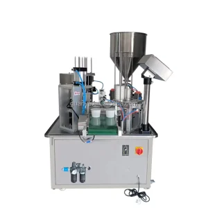 High Output Fully Automatic Pneumatic Rotary Beverage Filling Sealing Machine for Cans Bottles Chemical CE Certified