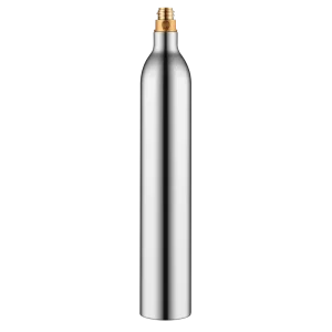 High Pressure 0.6L Aluminum CO2 Gas Cylinder Tank Canister Compatible With Soda Maker