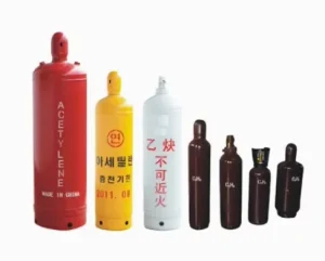 High Pressure 150bar 20kg Industrial Gas Steel Composite Gas Cylinder 40L Capacity for Hydrogen and Methane