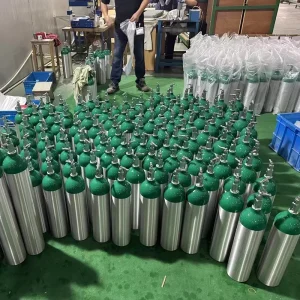 High Pressure Empty Gas Cylinder for Oxygen Helium Argon and CO2