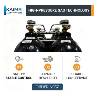 High Purity 99.999% Steel Nitrogen Gas Cylinder N2 for Industrial Gas and Semiconductor Laboratory Use 40L 47L