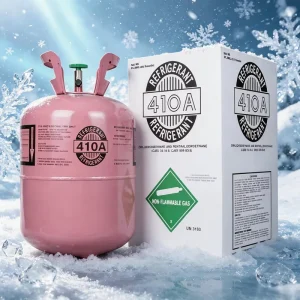High-Purity R410A Refrigerant Gas 11.3kg Disposable Steel Cylinder for Central Air Conditioning HVAC