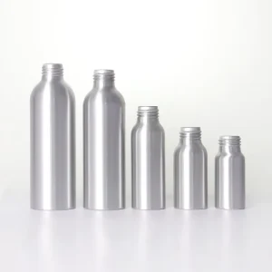 High Quality 300ml 500ml Aluminum Pump Bottle Empty Skincare Metal Cosmetic Container Refillable Lotion Liquid Soap