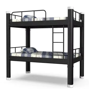 High Quality Custom Dormitory Metal Bunk Beds Heavy Duty School Double Decker Loft Bed Adult Bedroom Triple Bed