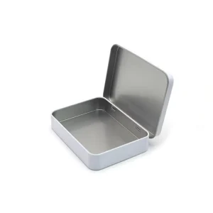 High Quality Custom Logo Metal Tinplate Packaging Box Rectangle Shape Poker Play Board Game Paper Flip Card Durable Stylish