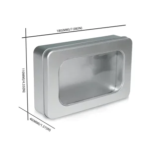 High Quality Customized Professional Window Tin Can for Cakes