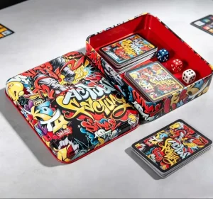 High Quality Durable Metal Reusable Rectangular Tin Box Cards Pens Jewelry Small Items Tin Manufacturer