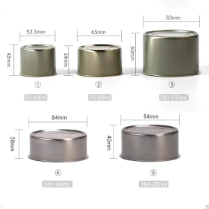 High Quality Empty Metal Food Tin Can with Lids for Canned Tuna Packaging China