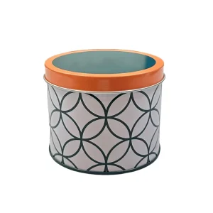 High Quality Food Grade Custom Metal Box for Candy Biscuit Cookies for Cake Chocolate Round Tins Case With Lids