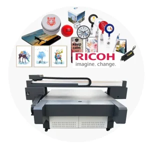 High Quality Industry Grade FC-UV1612G UV Flatbed Printer with Ricoh Gen5i Head for Glass Wood Metal Acrylic Printing