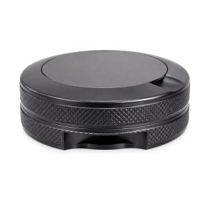 High Quality Metal Round Snus Tin Box Black with Bottle Opener Function Aluminum Snus Can With Lid Snus Metal Container