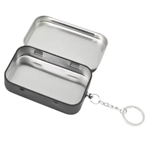 High Quality Mint Candy Small Rectangular Tinplate Food Container Lids Biodegradable Recyclable for Snack Chewing Gum Pet Food