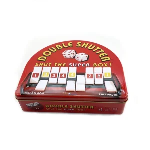 High Quality Recyclable Tin Box Custom Logo 4 Color Offset Printed 225x195x60mm Special Shaped Metal Packaging Board Games for