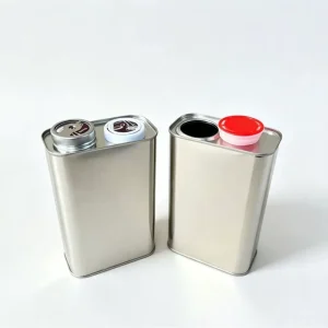 High Quality Rust Resistant 4 Liter Square Tinplate Metal Cans Suitable for Chemicals Sealants Airtight Seal Bulk Orders