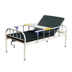 High Quality Simple Manual 2 Crank Adjustable Hospital Bed Metal Nursing Bed for Home Use Hospital Care Bed Bestseller