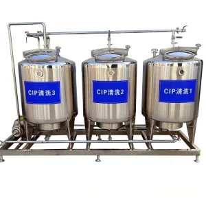 High Recovery CIP System 10000L Energy Saving Thermal Storage for Milk Plant
