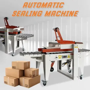 High-Speed Automatic Box Sealing Machine for Beverage Packaging and Logistics