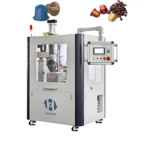 High Speed Electric Automatic Beverage Filling Sealing Machine Rotary Coffee Capsule Packing Machine Metal Capsule Capper 63