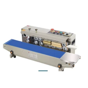 High-Speed Electric Semi-Automatic 900 Model Horizontal Band Sealer for Plastic Bags and Chemical Applications