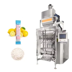 High Speed Fully Automatic Multifunctional Gluing Filling Instant Drink Powder Stick Packing Machine for Milk Tea Juice Energy
