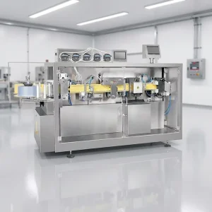 High-Speed GGS Plastic Ampoule Filling Sealing Machine, One-Step Forming, Filling, and Sealing Monoblock