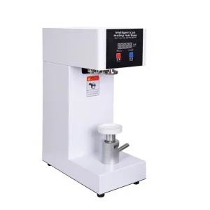 High Speed Semi automatic Commercial Milk Tea Shop Pop Can & PET Bottle Capping Sealing Machine 19kg 375x210x560mm