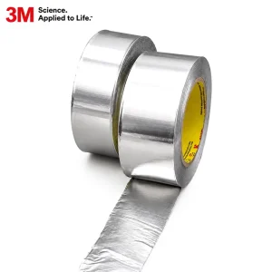 High-Tack Aluminum Foil Heat-Reflective Acrylic Adhesive Tape Roll for Pipe Insulation Seaming