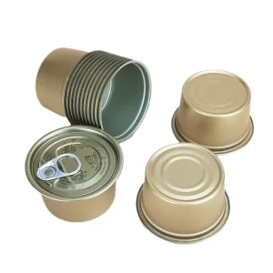 High Temperature Resistant Tinplate Metal Cans for Food Packaging for Tea Candles Alcohol Soup Sauces Canned Boxes