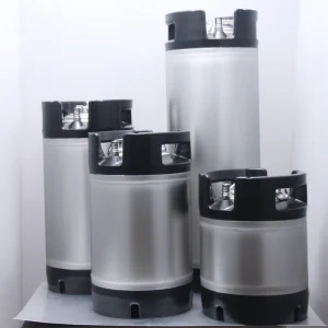 Home Brewing Beer Keg 5.0 Gal 304 Stainless Steel Ball Lock Cornelius-Style Bucket with Rubber Handle Black Blue Orange