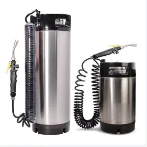 Home Brewing Steel Bucket Keg with High Pressure Beer Gun 9.5L 19L 2.5 Gallon 5 Gallon Stainless Steel Keg
