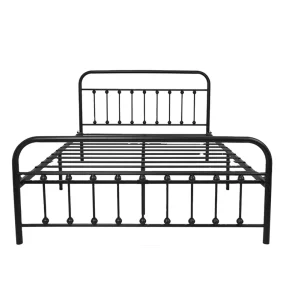 Home Furniture Bedroom High Quality Metal Platform Bed Iron Bed with a Sense of Design