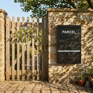 Home Storage Metal Mail Box Outdoor Parcel Delivery Box Easy Assemble Wall Mount Parcel Mailbox