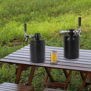 Homebrew Stainless Steel 304 Mini Draft Beer Keg 2L 3.6L 5L 10L Growler
