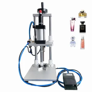 Hone Pneumatic Perfume Collar Metal Capper Pressing Capping Machine