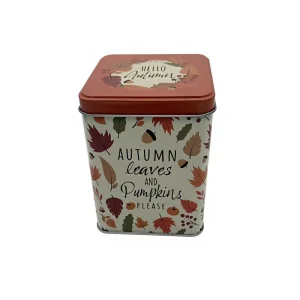 Hongli HL 0010 Factory Custom Tinplate Canister Storage Container Rectangular Metal Box Packaging Luxury Tea Can Offset Printing