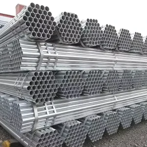 Hot Dip Galvanized Round Steel Pipe Pre Galvanized GI Pipe for Construction Galvanized Tube High Quality Metal Product